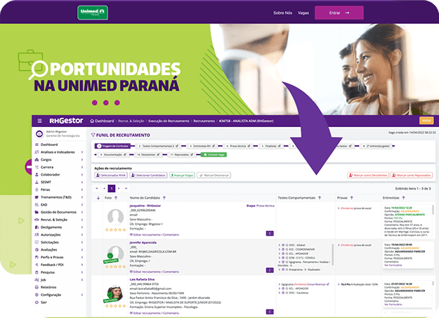 desafio-02 RHGestor - Plataforma de Gestão de Pessoas